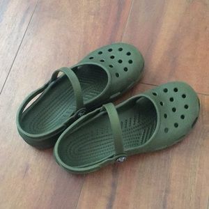 Crocs slip ons size 7